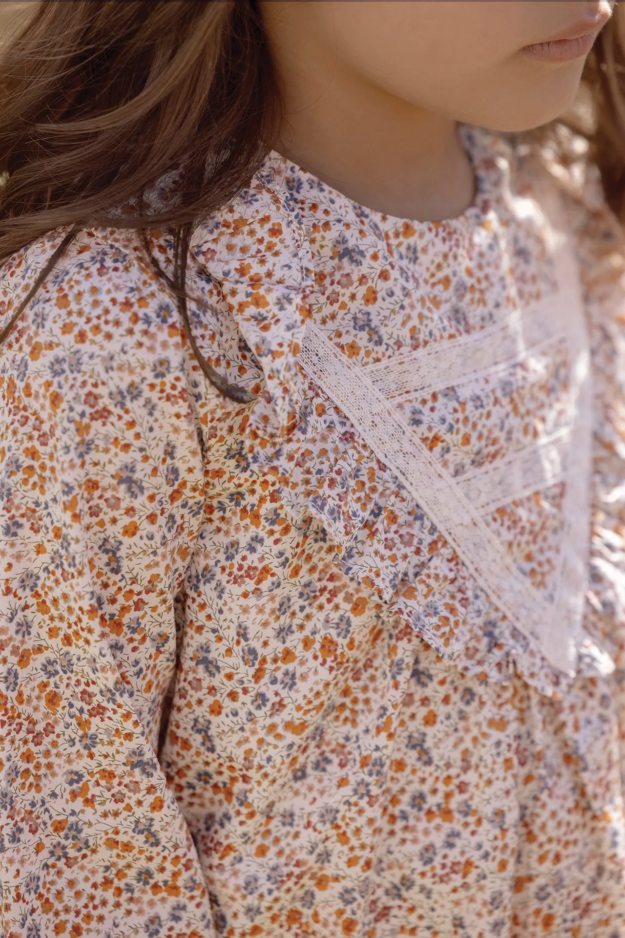 Cinnamon Floral Dress