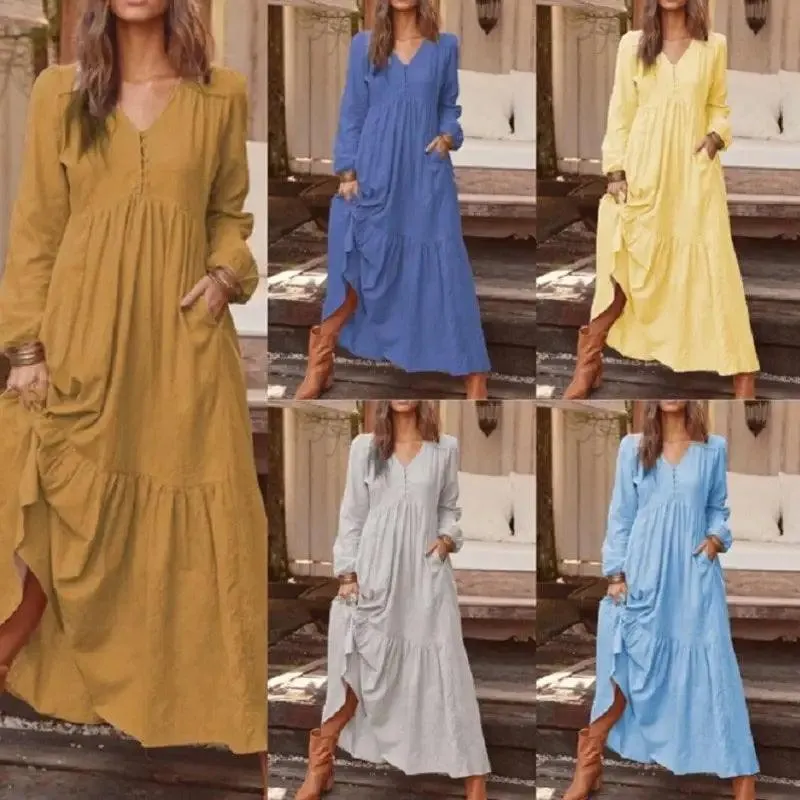 Cotton Linen Dress