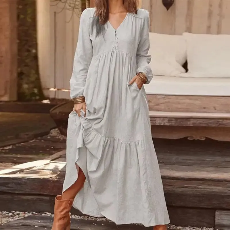 Cotton Linen Dress