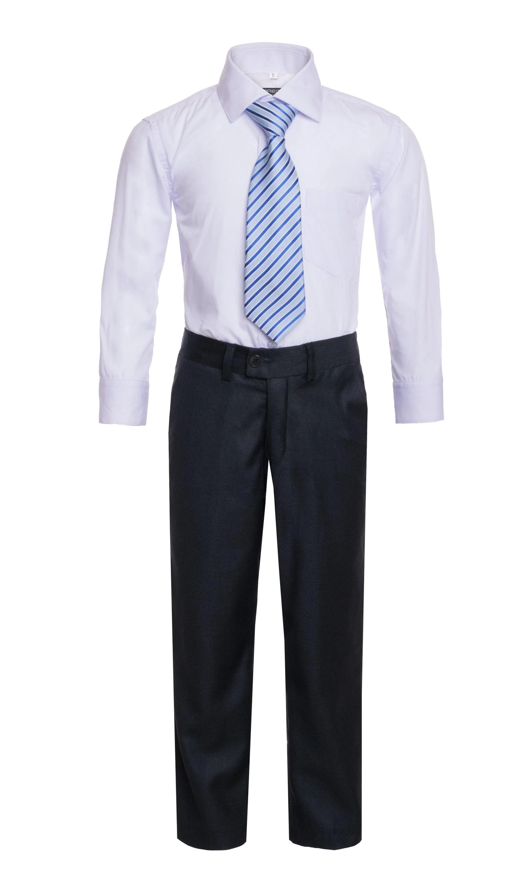Ferrecci Boys JAX JR 5pc Suit Set Charcoal
