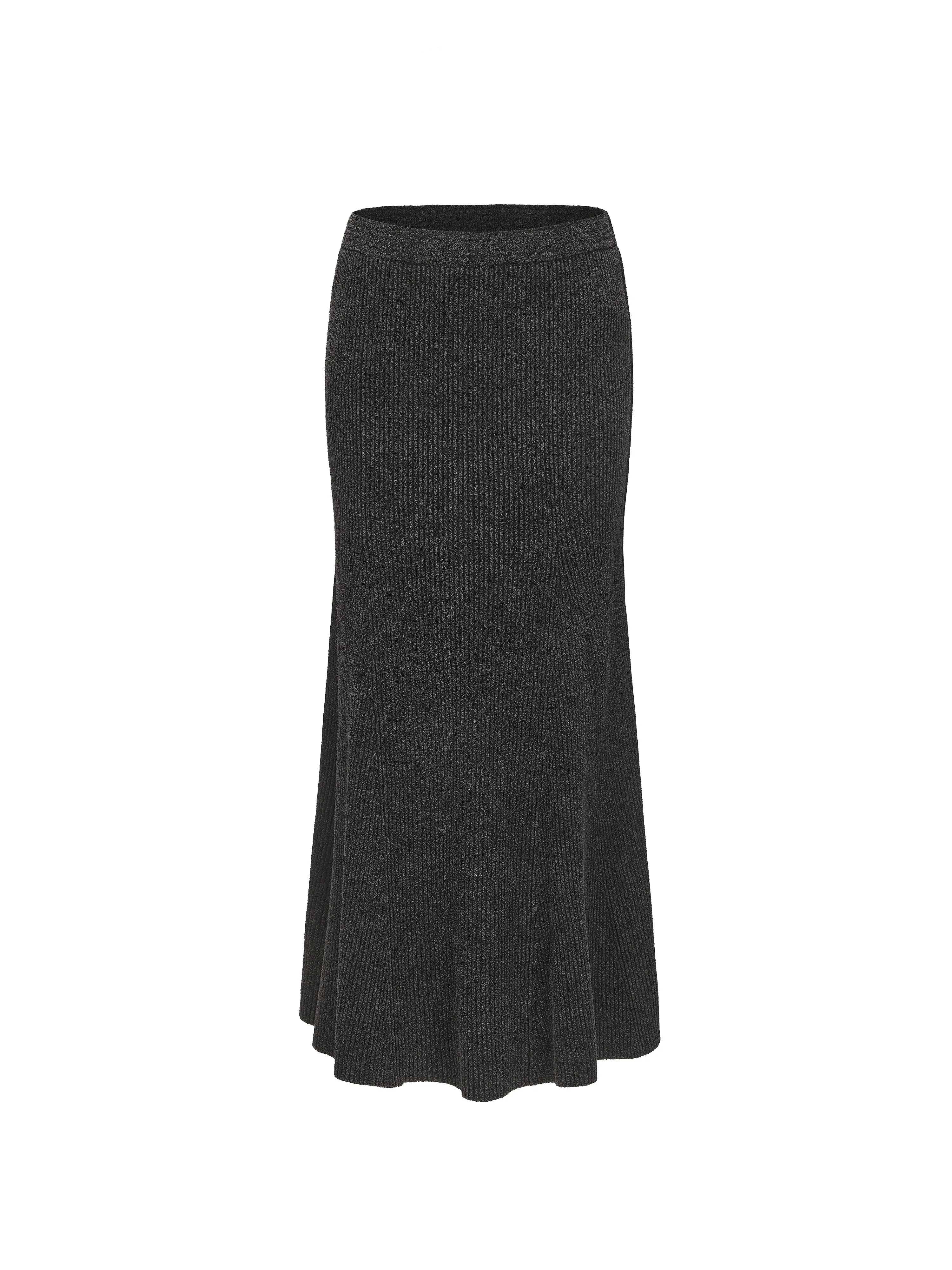 Soil Knit Fish Tail Skirt