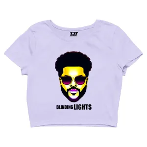 The Weeknd Crop Top - Blinding Lights